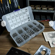 Taffware Screw Set Hexagon Stainless SteelBolt Nuts M2 M3 400Psc