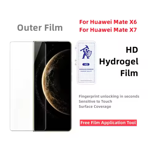 2/3/4pcs HD Hydrogel Film For Huawei Mate X6 Screen Protector For Huawei Mate X7 X6 OuteClear Protec