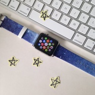 Apple / Samsung Watch 星空圖案皮手錶帶適合任何型號  5
