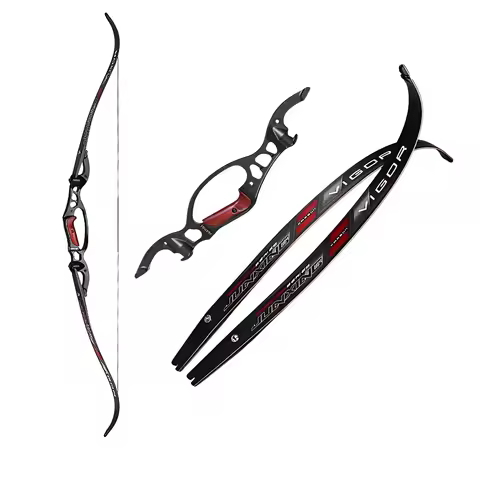 JUNXING H2 20lb-40lb 64inch Bow Recurve Bow Archery Hunting Bow 21'' Bow Riser Aluminum-magnesium Al