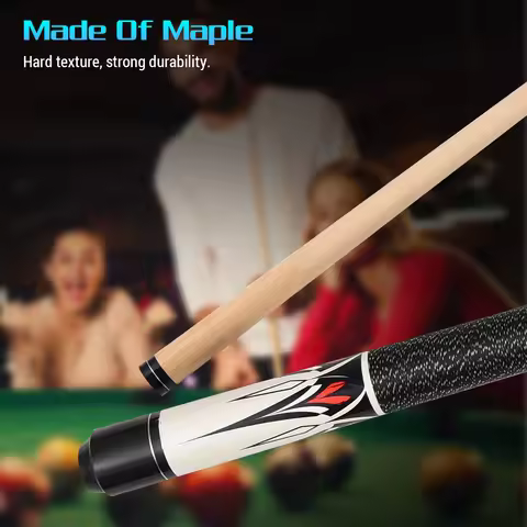 Pool Sticks 147cm / 57.9in Maple Fancy Nine-Ball Cue Double-Section Billiard Design Pool Queue Stick