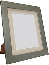 FRAMES BY POST Metro 8 x 6-inch Dark Grey Photo Frame with Light Grey Mount