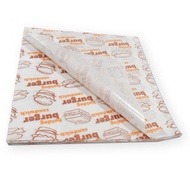 PAPER BURGER WRAPPER 100PCS