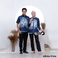 Couple Batik Clothes, Batik Tops for Couples, Husband and Wife