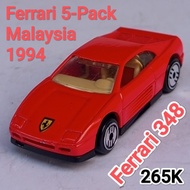 MERAH Hot Wheels 5 Pack Ferrari 348 Red Loose