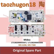 Original Midea 17138200003307 / 17138200003306 Washing Machine Dryer PCB Board MD-6288 MD-7388
