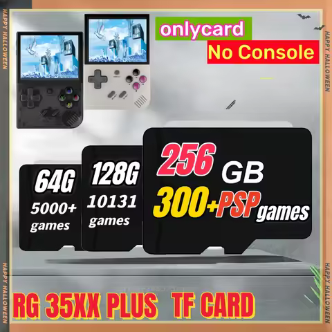 ANBERNIC RG35XX PLUS 256GB TF Card Preloaded Games Memory Card 300+ PSP Games Retro Handheld Game SD