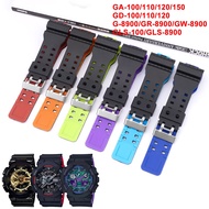 16mm Resin Silicone Strap for Casio G-Shock GA-100/110/120/140/150/300/400/700 GD-100/110/120 G-8900
