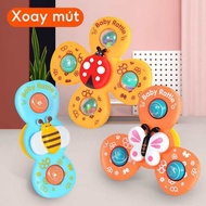 Combo 3 con quay spinner dính tường hoặc dính xuống nền đồ chơi con quay spinner gồm 3 chi tiết dễ t