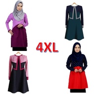 [LELONG] Tshirt Wanita Plus Size 4XL