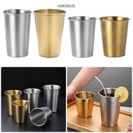 NARCISSUS1Y7KJ 1Pcs Stainless Steel Cup, Travel Camping Outdoor Gold Silver Whisky Beer Cups,  Coffe