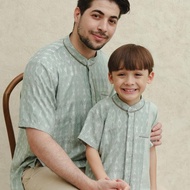 KATUN ZIEL KIDS - Fathan Rayakoko Premium Cotton Top Couple Dad & Boy HM