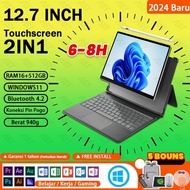 Ast Laptop Touchscreen 2In1 Ram16G+512Gb Ssd Layar Sentuh 12.7Inch