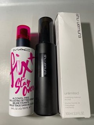 專櫃貨Shu Uemura定妝噴霧  MAC fix stay over定妝噴霧