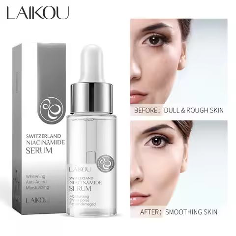 LAIKOU Nicotinamide Serum Whitening Face Serum Ampoule Essence Moisturizing Anti-Aging Anti-Wrinkle 