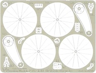 Passion Model P35-130 1/35 British Army Airborne Bicycle Spoke Etching Set Plastic Model Parts