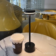 Rechargeable Bedside I-Shaped Bedroom Light Luxury Touch Bar Table Lamp Small Table Lamp All Aluminu