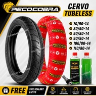 PIECOCOBRA KSX TUBELESS TIRE 70/90/14, 80/80/14, 80/90/14, 90/80/14, 90/90/14, 110/80-14,100/80-14