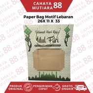 Paper Bag/  Tas Mika Lebaran/ Idul Fitri 26x11x33 