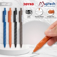 4 PCS MECHANICAL PENCIL MP 67 JOYKO MECHANICAL PENCIL 0.5 MM TRIANGLE GRIP
