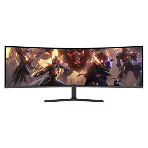 49 Inch 165Hz Monitor Ultra Wide 32:9 Curved Screen 1500R Lg Panel 5K 5120*1440 Monitor for Gaming