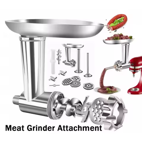 Meat Grinder Attachment for Kitchenaid Stand Mixer, Meat Grinder for KitchenAid, including Sausage S
