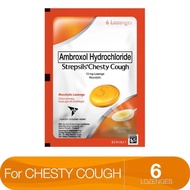 STREPSILS CHESTY COUGH 6 LOZENGES