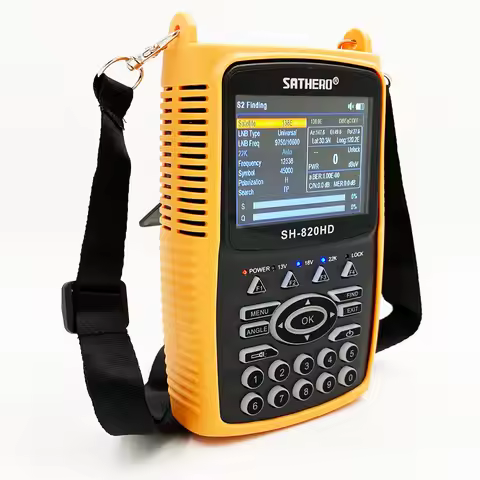 SH-820HD Sathero WS-6933 Digital Satellite Finder Player HD Star Finder DVB-S2 H.265 1080P LNB S2 S2
