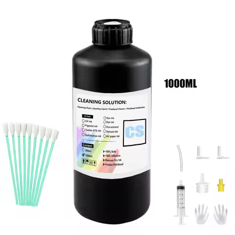 UV Cleaning Liquid Solution for Epson Roland Mimaki UV Printer - Printhead Cleaning Fluid Ink Cleane