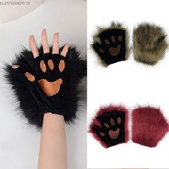 HSV Cosplay Cats Paws Gloves Lovely Faux Fursuit Design 4 Color for Adults Kids