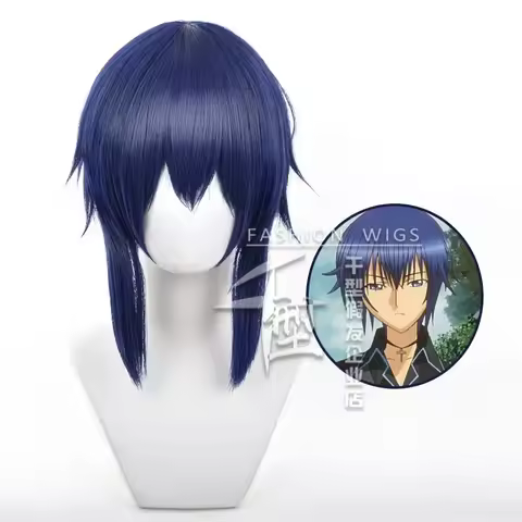 Anime Shugo Chara! Tsukiyomi Ikuto Cosplay Wig 30cm Short Blue Wig Cosplay Anime Cosplay Wigs Heat R