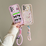 Casing samsung a52 case samusng a52s 5g Card bag with phone case for samsung a52 case samusng a52s 5