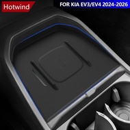 HOTWIND Car Interior Dashboard Wireless Charging Mat Protection Non-Slip Mat Silicone Pad for Kia EV