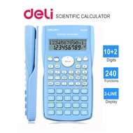 Deli Scientific Calculator Problem-Solving With Slide Cover