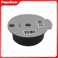 Reusable Coffee Capsules for Bosch Tassimo 60/180ML Refillable Espresso Pods for Espresso Cappuccino