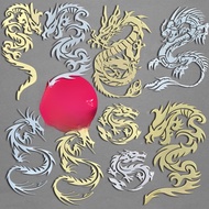 [Anime Metal Sticker] Chinese Dragon Metal Sticker Dragon Totem Dragon Tattoo Dragon LOGO Mobile Pho