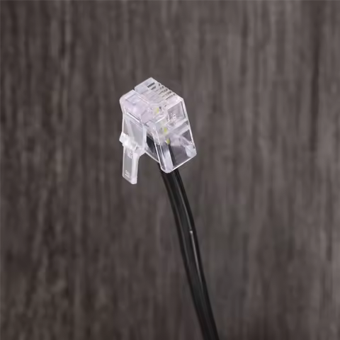 RJ11 6P4C Telephone Cable Cord ADSL Modem 1 Meters