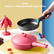 Carote Pan Non-Stick Pan Household Deep Frying Pan Pancake Steak Omelette Breakfast Handy Tool Detac