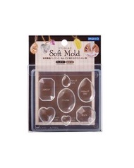 $40包郵 日本制 正版 padico soft mold 軟膠模具 寶石模  寶石模具 diamonds  模 模具 滴膠 乾花材料 押花 乾花材料 手作材料 素材 押花 繡球花 uv gel re