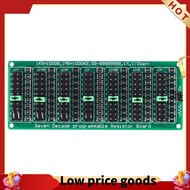 [gzhxdiizi1]7 Decade 1R - 9999999R Programmable SMD Resistor Slide Resistor Board Step Accuracy 1R 1