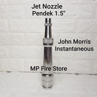 John Morris Instantaneous 1.5 in Aluminum Short Fire Extinguisher Jet Nozzle