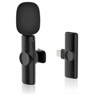 Mucro Bluetooth Mini Microphone Wireless Lavalier Noise Reduction Microphone for iPhone / iPad with 