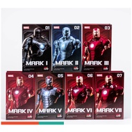 ZD TOYS 10CM VARIETIES IRON MAN Mark 1/Mark 2/ Mark 3/Mark 4/Mark 5 /Mark 6 /Mark 7 ACTION FIGURES