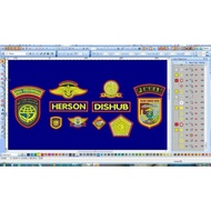 Embossed Embroidery of the Transportation Agency of the Transportation Agency of the Transportation 