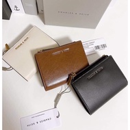 Super cute plain CNK folding wallet, full box (907)