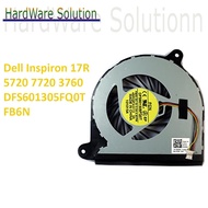 Dell Inspiron 17R 5720 7720 3760 DFS601305FQ0T FB6N KSB0705HA 0D0D6C D0D6C Laptop CPU Cooling Fan