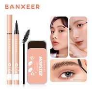 BANXEER Eyebrow Styling Gel Tattoo Pen 3D Brush Wild Brow Soap For Eyebrows Pencil Waterproof Microblading Liquid Eye Brow Pen