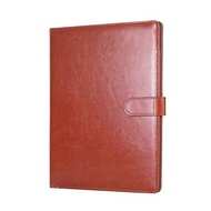 A4 Leather Folder Multifunctional Business Contract Folder with Notes Business Stationery Folder