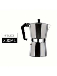 鋁製咖啡壺,耐用的moka Cafeteira Expresso Percolator Pot實用的moka咖啡壺,可製作美味咖啡,易於操作和快速清潔的壺