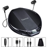 (SG shop) Gueray Portable CD Player HiFi Classic Personal CD Discman with Headphone Anti-Skip Protection LCD Display